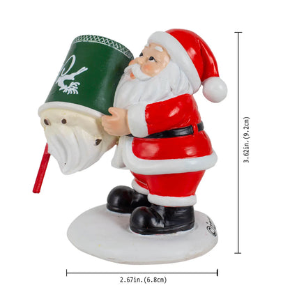 Christmas Village Set Accessories – Collectible Figurines for Kids, Home, Fireplace & Holiday Decoration