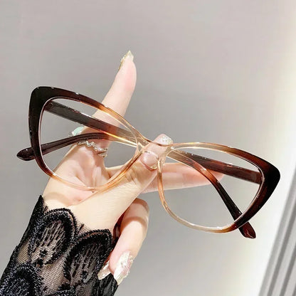 Cat Eye Reading Glasses for Women & Men – Ultra-Light Fashion Eyewear for Farsightedness, Diopter 0 to +4.0