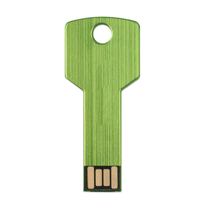 64GB Metal Key-Shaped USB Flash Drive – High-Speed U Disk, Real Capacity Storage (Black/Silver)
