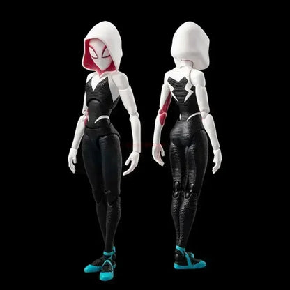 2024 Spider-Man & Gwen Action Figures — Spider-Verse Collection with Miles Morales Sentinel | Anime Toys Christmas Gift