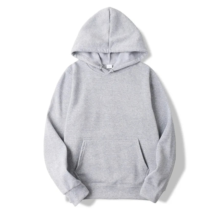 Fashion Men's & Women's Hoodies – Casual Solid Color Sweatshirts for Spring, Autumn, Winter