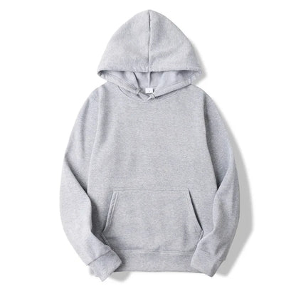 Fashion Men's & Women's Hoodies – Casual Solid Color Sweatshirts for Spring, Autumn, Winter