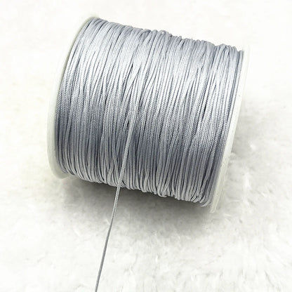 Nylon Macrame Cord Thread (0.4–1.5mm) – Braided DIY Bracelet, Beading & Tassel String