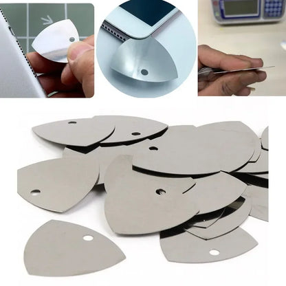 10/20/50PCS Metal Phone Opening Tools – Guitar Pick Pry Openers for iPhone, iPad, Tablet & PC Disassembly Repair Kit