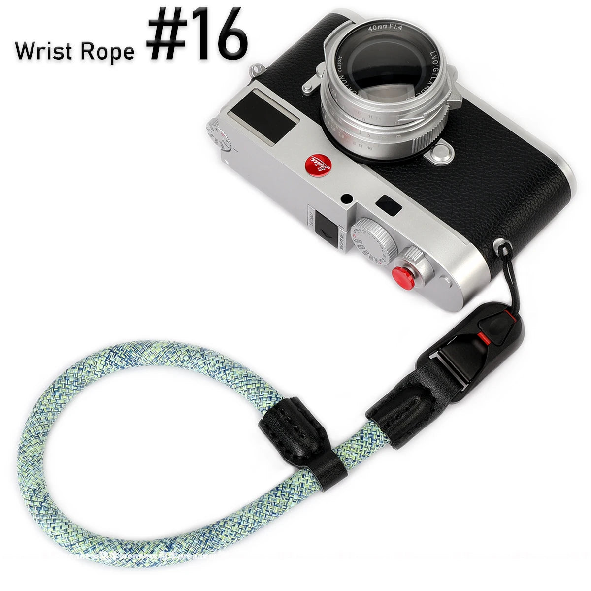 Nylon Rope Sling Quick Release Camera Strap – Wrist & Neck Shoulder Strap for Fujifilm, Sony, Nikon, Canon & Leica Mirrorless Cameras