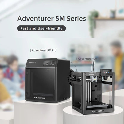 Flashforge Adventurer 5M 3D Printer – High-Speed, Full-Auto Leveling, Direct Extruder, Power Loss Recovery & Flexible PEI Plate