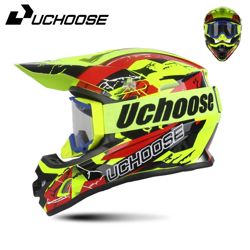 DOT Adult Motocross Helmet – Classic Off-Road Racing Casco for Men & Women, Enduro & Downhill Kask