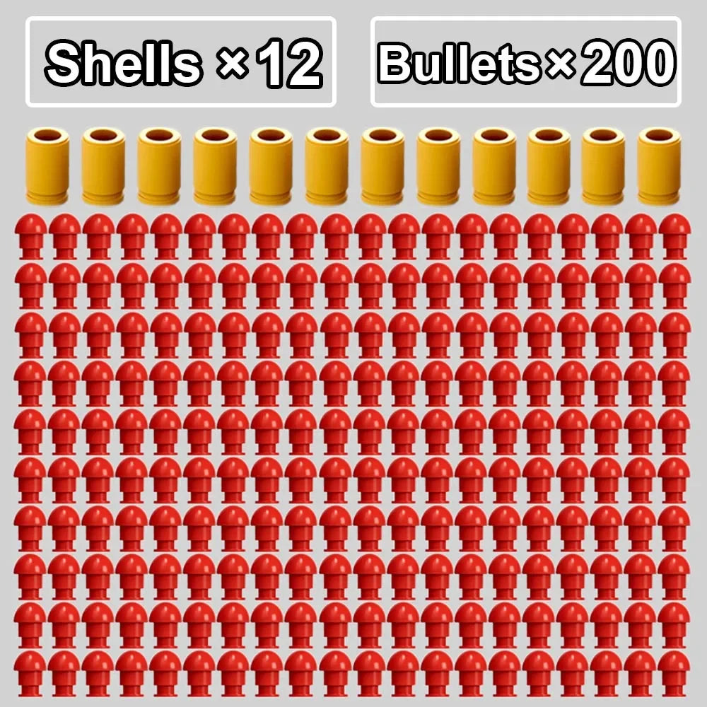Soft EVA Foam Dart Bullets for Toy Guns – Compatible with M1911, G17, M92 & USP Pistol Shooting Game Accessories, Safe Foam Ammo Refill Kit
