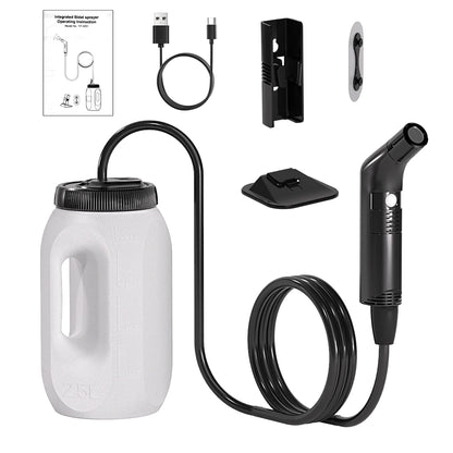 2.5L Portable Electric Bidet | Rechargeable Shataf Hand Sprayer for Personal Hygiene, Travel & Camping