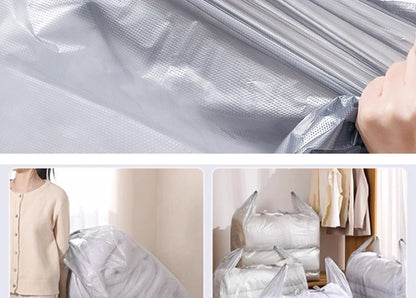 10PCS Large Plastic Storage Bags — Thick Moving & Organizer Bags for Clothes, Toys, Bedding, Duvets