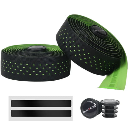 BUCKLOS Road Bike Handlebar Tape – Soft PU EVA Anti-Slip Shock-Absorbing Grip for Gravel and Cycling
