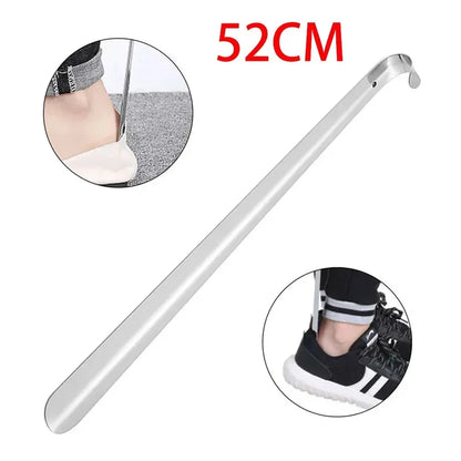 52cm Extra Long Stainless Steel Shoehorn – Silver Metal Shoe Remover and Lifter Aid Tool