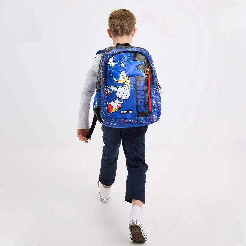 Australia Smiggle Sonic Cartoon Backpack – Kids School Bag Anime Student Gift