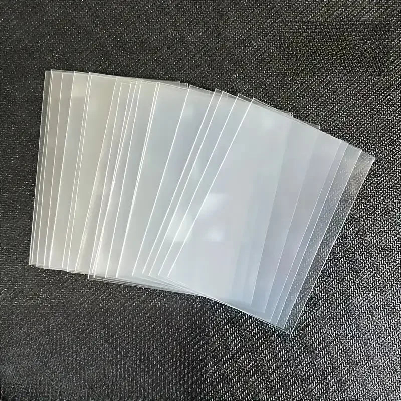 100/300-Piece Trading Card Sleeves - 66 × 91mm Clear Protective Card Holders for Italian Brainrot Collectible Cards