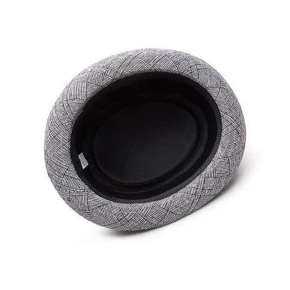 Cotton Sun Protection Jazz Hat for Men - Retro Style Top Hat for Outdoor Hip-Hop and Street Dance