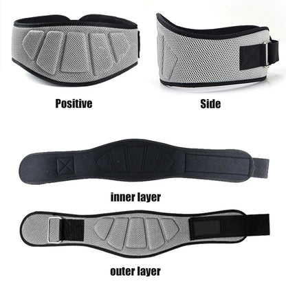 Sports Weight Lifting Belt: Core & Lower Back Support for Men and Women - Workout Waist Belt for Fitness - 1 Piece