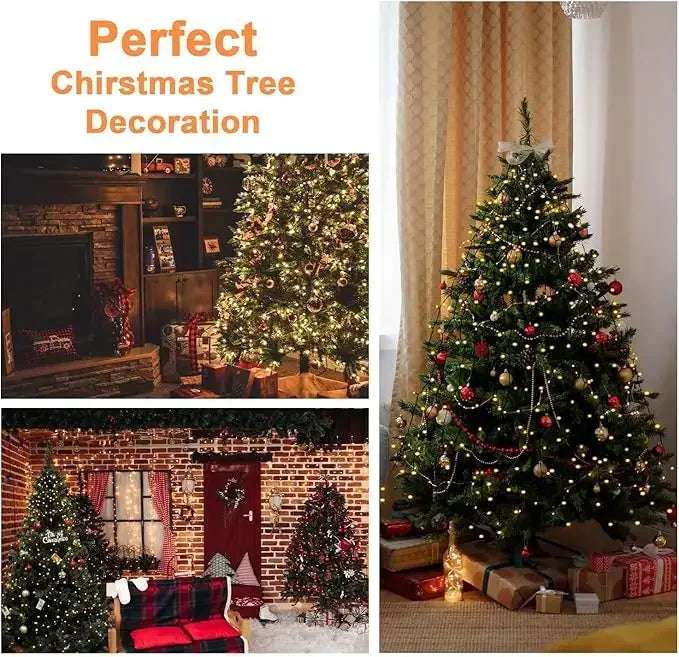 LED Christmas Tree String Lights – 1.5M/2M/3M Waterfall Garland for Patio, Garden, and Holiday Decoration 2025
