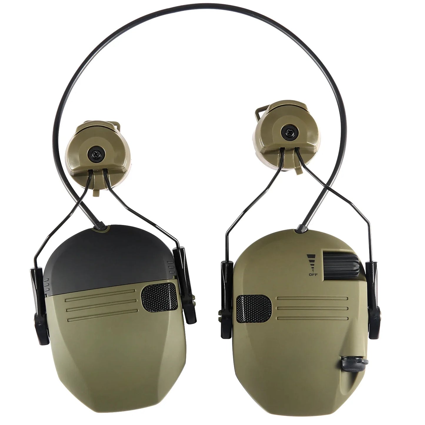 WK Tactical Electronic Shooting Earmuff – New Generation Noise-Reducing Headphones, NRR 23dB Helmet Version