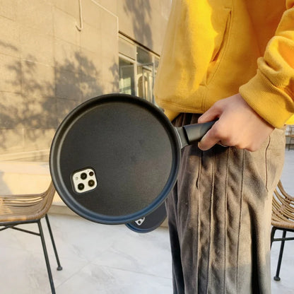 Funny 3D Frying Pan Phone Case – For iPhone 12/13/14/15 Pro Max and Samsung S21/S22/S23 Plus/Ultra