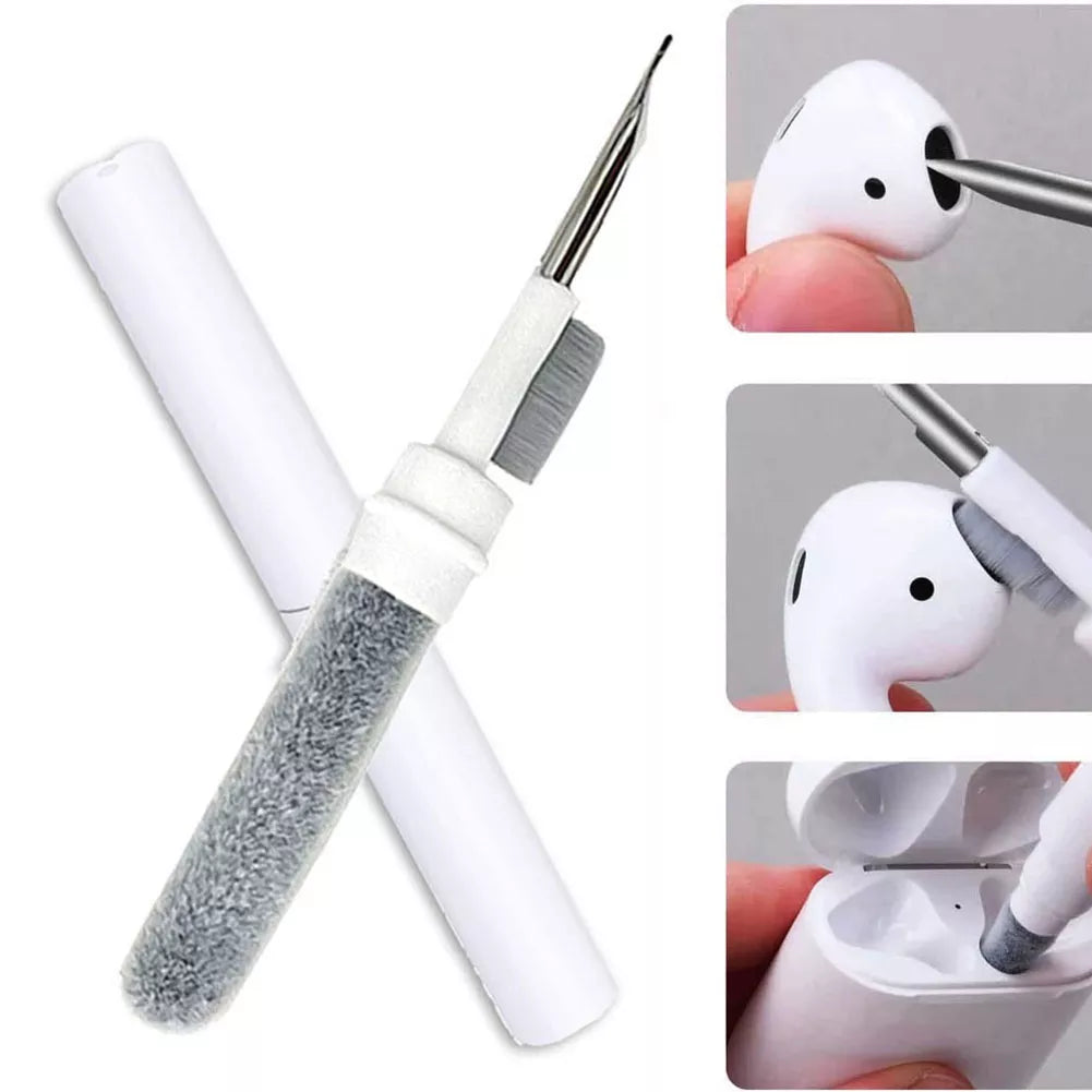 Bluetooth Earphone Cleaner Kit for Airpods Pro 1 2 3 - Earbuds Case Cleaning Pen Brush Tool for Xiaomi, Huawei, Lenovo Headsets