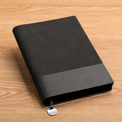 A5 Faux Leather Notebook - 100 Sheets Premium Paper Journal for Office, Business & Meetings