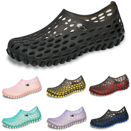 Men’s Vacation Beach Sandals - Unisex Lightweight Aqua Shoes, Outdoor Wading & Garden Slippers, Large Size Travel Footwear