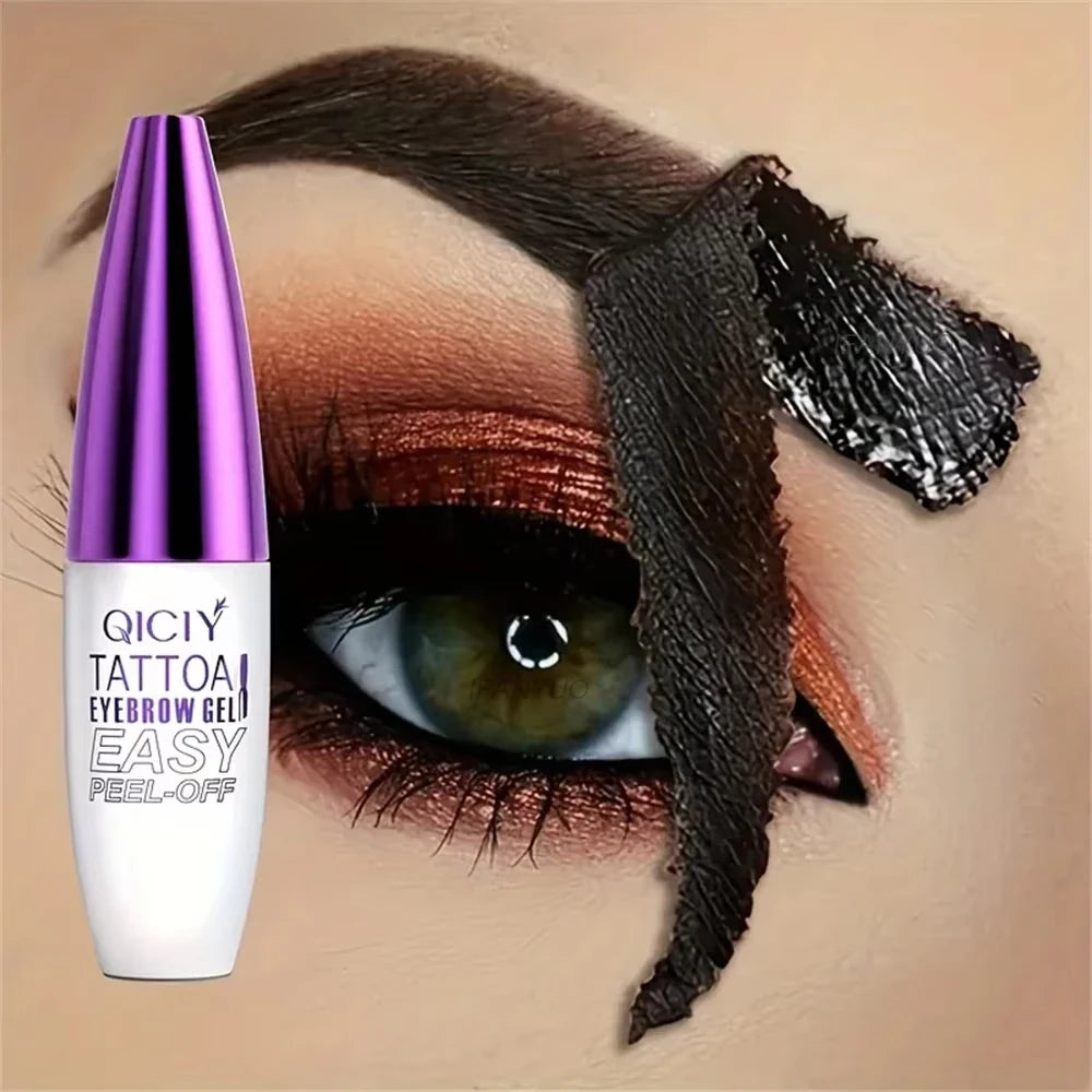 Long-Lasting 3-Day Tattoo Eyebrow Gel Cream – Easy Peel-Off, Smudge-Proof, Sweat-Resistant Waterproof Cosmetic