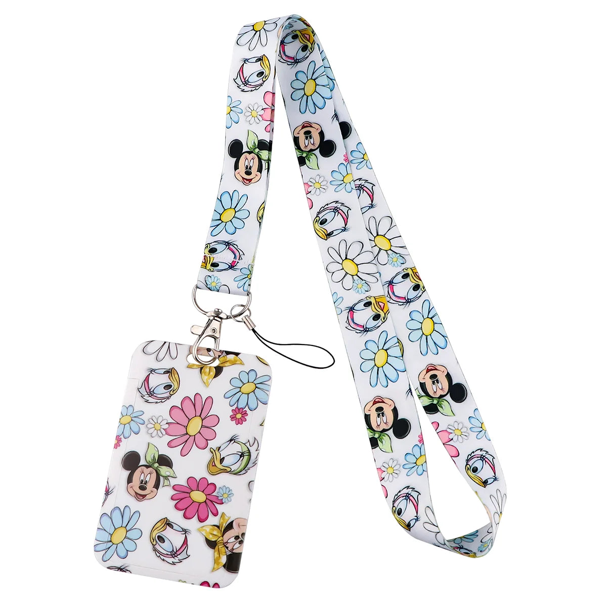 Cartoon Stitch Credential Holder Lanyard – Cute Neck Strap for Keychain, Pass & Credit Card Holder Accessories