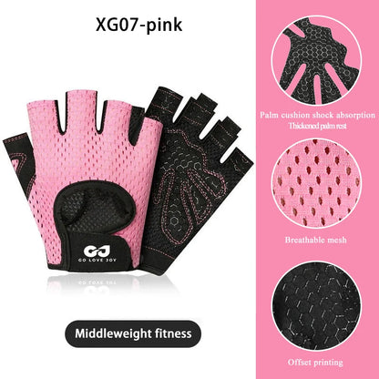 Gym Fitness Gloves – Half Finger Weight Lifting & Training Gloves for Men & Women, Workout Hand Protection