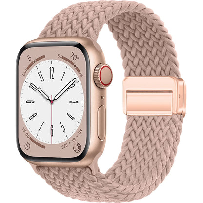 Braided Magnetic Strap for Apple Watch — Compatible with 38mm, 40mm, 41mm, 44mm, 45mm, 49mm Series SE, 7, 6, 8, 9, 10 & Ultra2