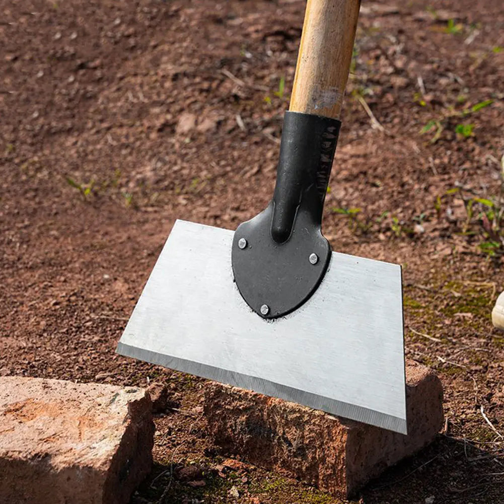 30cm Stainless Steel Weed Removal Shovel – Multifunctional Garden & Farm Tool for Weeding, Planting & Deicing Work