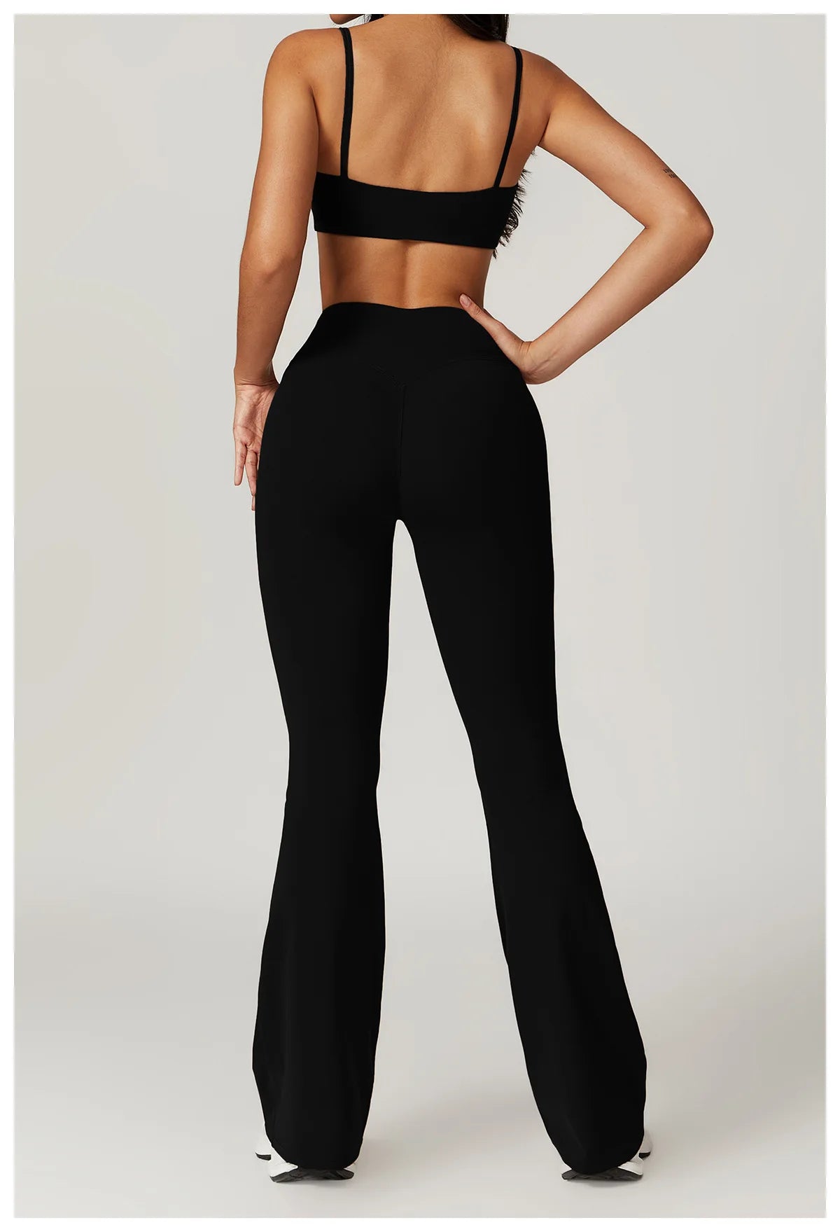 Women’s 2PCS Sportswear Yoga Set – Short Sleeve Crop Top & High Waist Leggings for Gym & Fitness