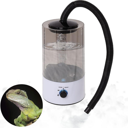 4L Reptile Humidifier Fogger – Automatic Shutdown, Durable Terrarium Humidifier with Extension Hose for Turtles