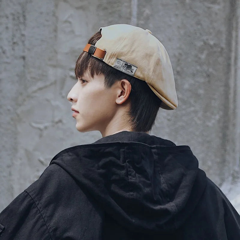 Cotton Peaky Blinders Caps – Men's Berets & Women's Vintage Ivy Hats – British Western Style Winter Linen