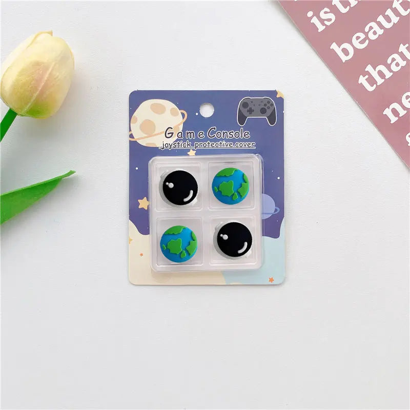 Thumb Stick Grip Caps for PS5, PS4, PS3, Xbox & Switch Pro Controllers – Soft Silicone Joystick Protector Covers