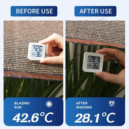 Garden Shade Cloth - Sun Shade Fabric with Grommets for Patio, Pergola, Garden & Greenhouse