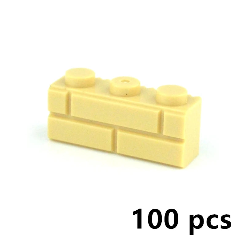 DIY Building Block Wall Figures Bricks - 1x2, 1x3 & 1x4 Small Construction Bricks for Creative Building & Educational Play
