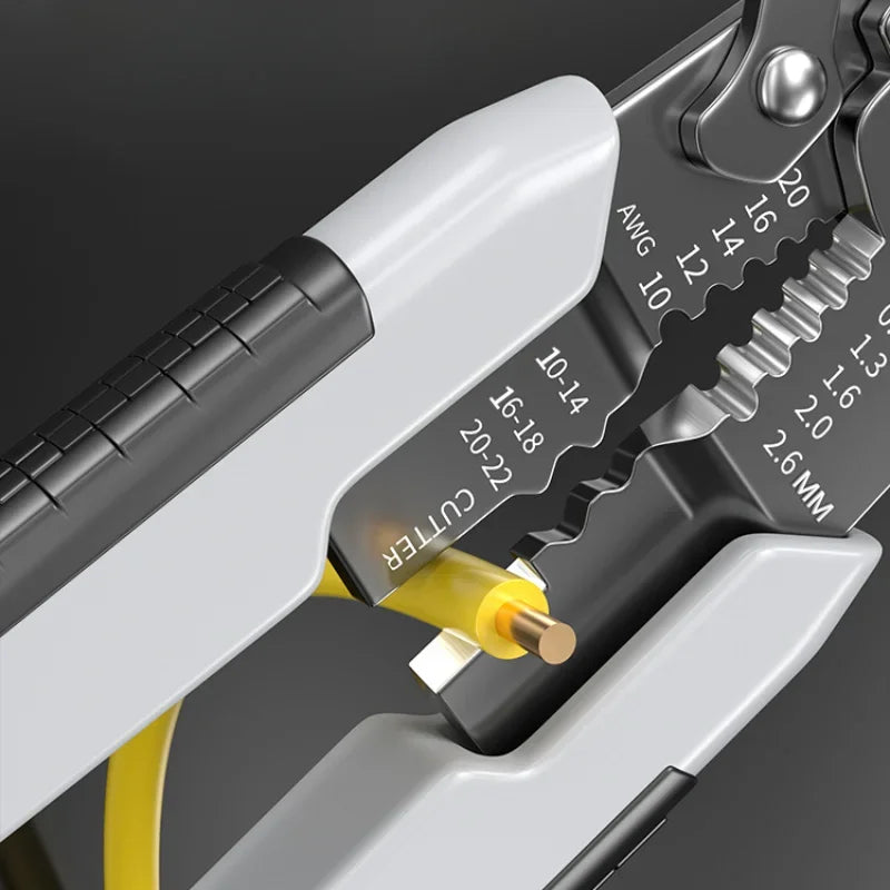 Multifunctional Wire Stripping Pliers for Electricians | Cutting, Stripping, Pressing, Winding Scissors