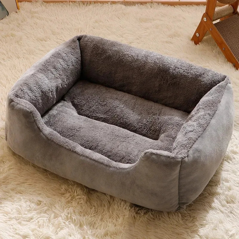 Pet Bed for Cats & Small Dogs — Cozy Cushion House Basket for Pets, Kitten & Puppy Accessories