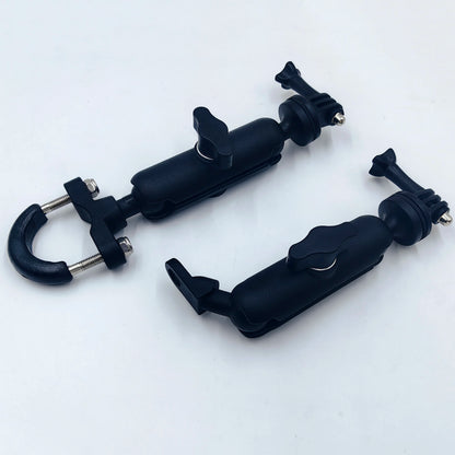 Motorcycle & Bicycle Handlebar Mirror Mount for GoPro 12/11/10/9/8 – Compatible with Insta360 X3/X4 & DJI Action Camera Accessories