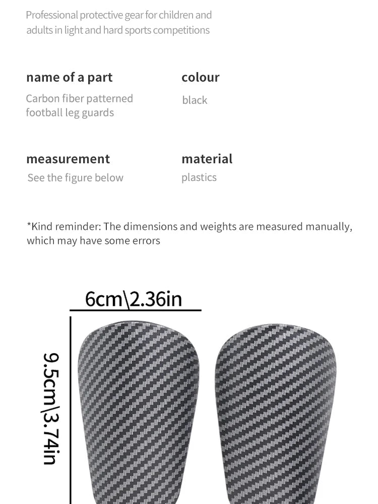 Mini Shin Guards for Football Training - Lightweight, Comfortable Protection for Maximum Performance