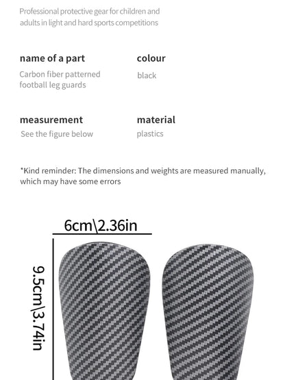 Mini Shin Guards for Football Training - Lightweight, Comfortable Protection for Maximum Performance