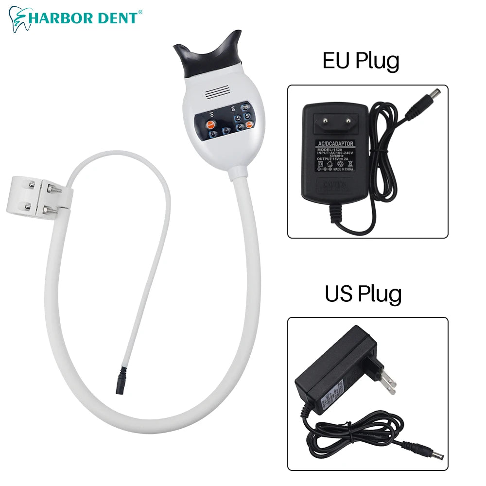 Dental Cold Light Lamp — 3-Color LED Teeth Whitening & Bleaching Accelerator for Dentistry
