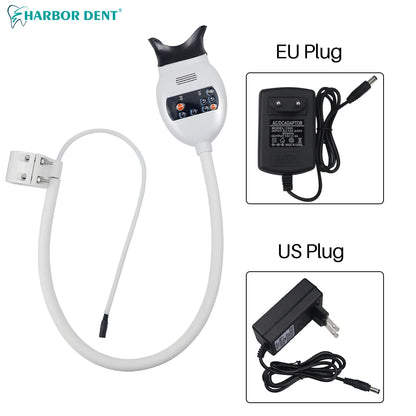 Dental Cold Light Lamp — 3-Color LED Teeth Whitening & Bleaching Accelerator for Dentistry