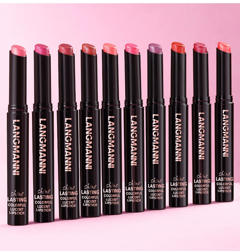 Diamond Pearlescent Lipstick – Waterproof, Long-Lasting Matte Velvet Lipstick with Non-Stick Shine for Sexy Red Lips          Ask ChatGPT
