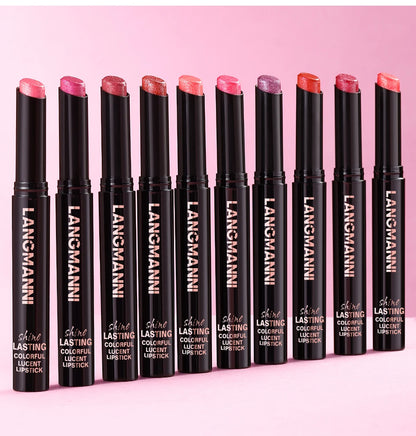 Diamond Pearlescent Lipstick – Waterproof, Long-Lasting Matte Velvet Lipstick with Non-Stick Shine for Sexy Red Lips          Ask ChatGPT