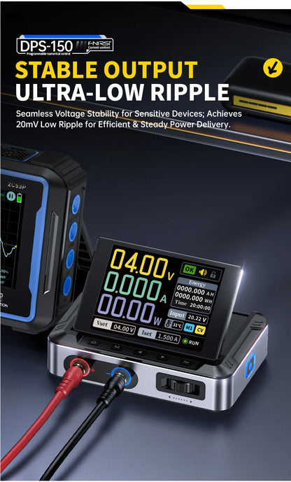 FNIRSI DPS-150 Mini Laboratory DC Power Supply — Adjustable 30V 5A Digital Display CNC Regulator