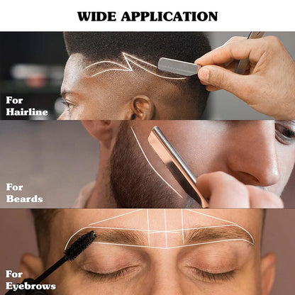 Men’s Beard & Hairline Pencil with Sharpener – Barber Shape Accessory & Eyebrow Makeup Pen