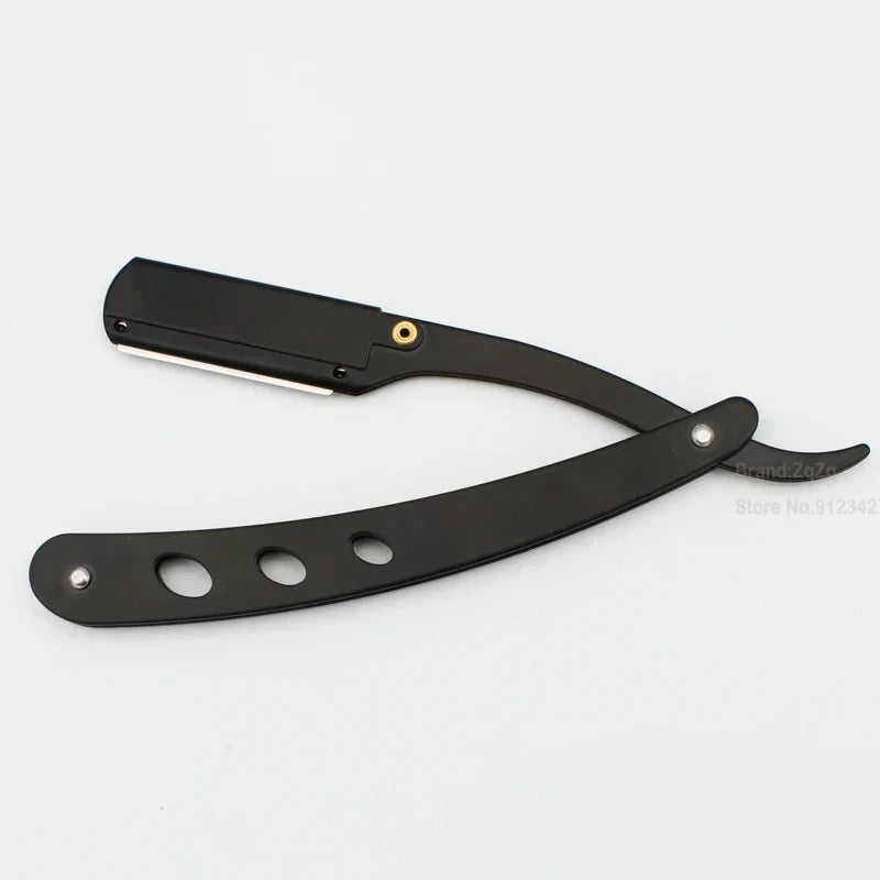 ZqZq 10 Shaving Blades – Straight Edge Razor for Haircut, Beard, Eyebrow Shaving & Manual Depilation