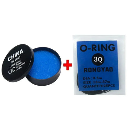 Watch Back O-Ring Gasket - Waterproof Silicone Seal with Grease Lubricant for Watch Crown and Case Repair